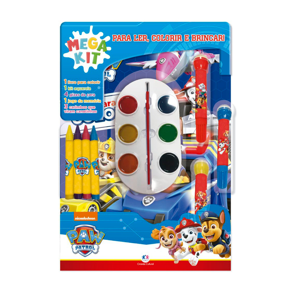 Mega Kit Para Ler, Colorir e Brincar | Patrulha Canina em Oferta na Shopee