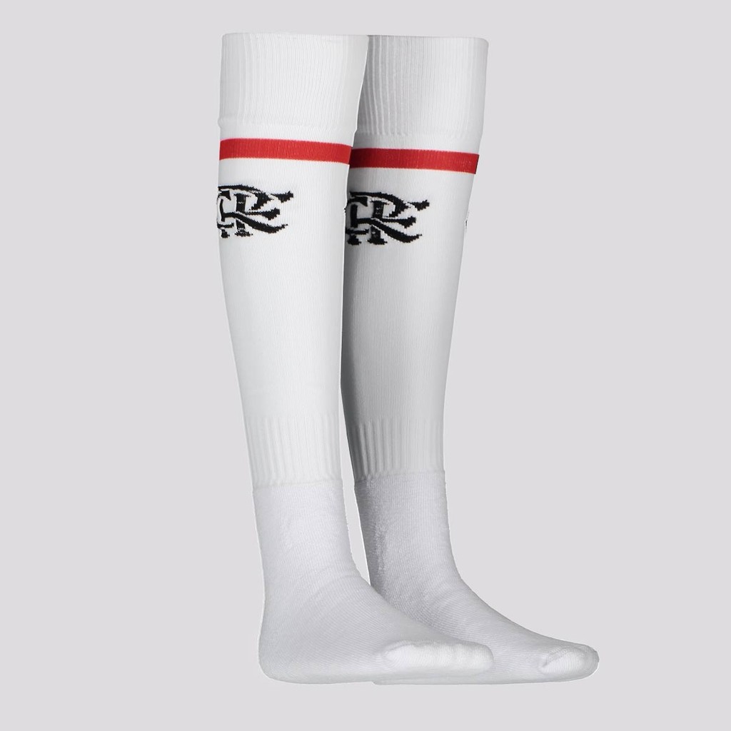 Meião Flamengo Juvenil Branco e Vermelho em Oferta na Shopee