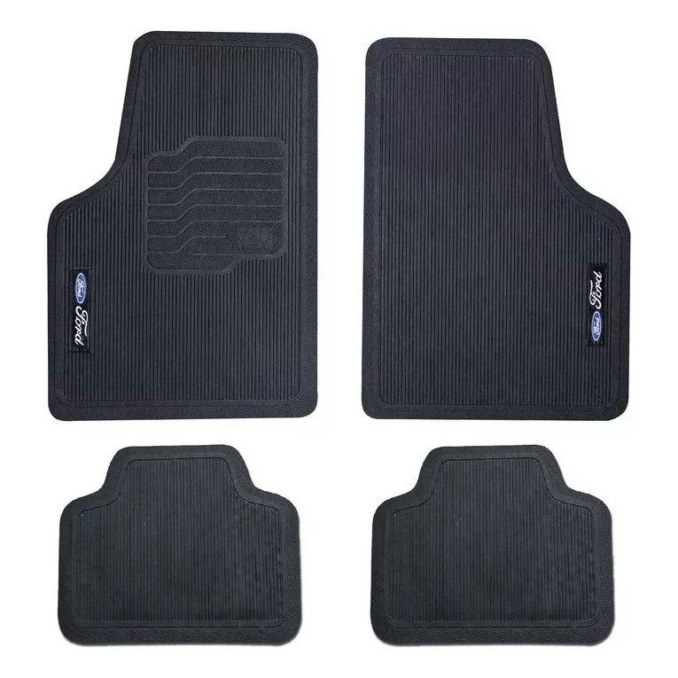 Kit de tapetes 4 peças Universal Focus, Ecosport, Edge, Escort, ka PVC