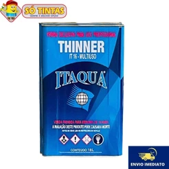 Diluente Thinner It-16 Itaqua 18L Limpeza Profunda Multiuso Acabamento Impecável
