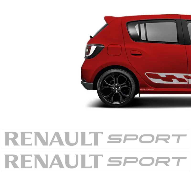 Par Adesivos Renault Sport Sandero Rs Logan Duster Lateral em Oferta na Shopee