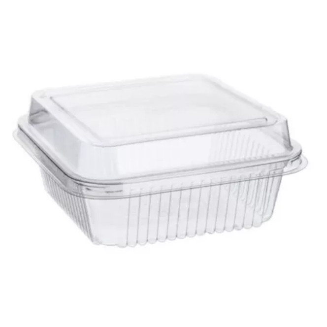 100un Embalagem Bolo de Pote Brigadeiro Doces 200ml Quadrada Descartável G650