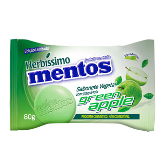 Sabonete em Barra Vegetal Herbíssimo Mentos Green Apple 80g em Oferta na Shopee
