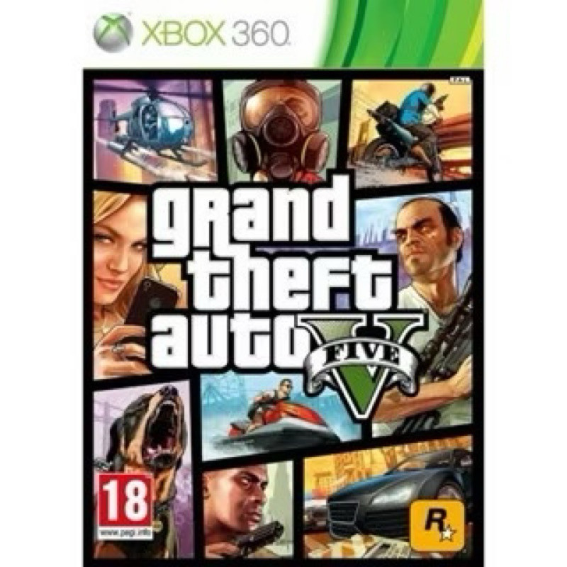 Grand Theft Auto 5- XBox360 3.0 Lt LTu MIDIA FISICA