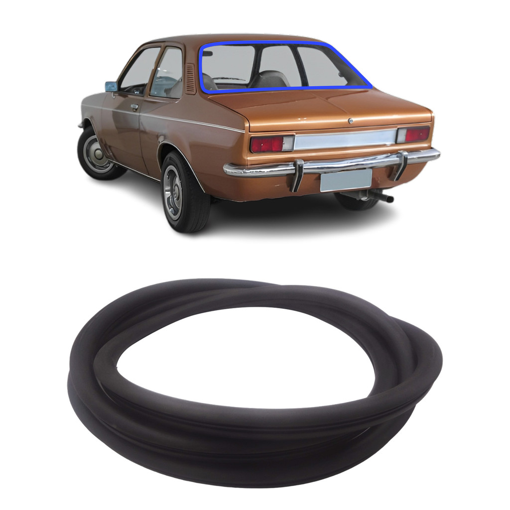 Borracha Vidro Traseiro Vigia Chevrolet Chevette 1973 a 1993 Borrachauto