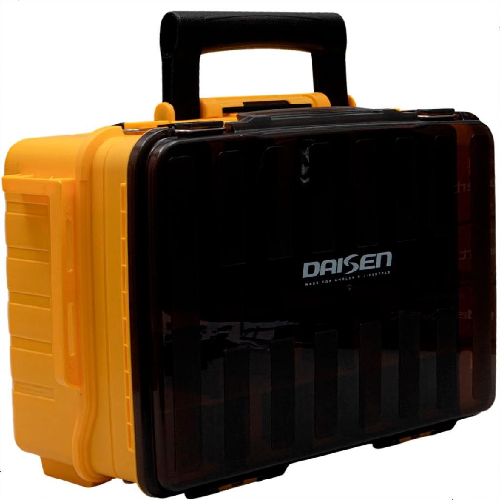 Maleta Organizadora Pesca Iscas Daisen Estojo Com 26 Divisorias Premium em Oferta na Shopee