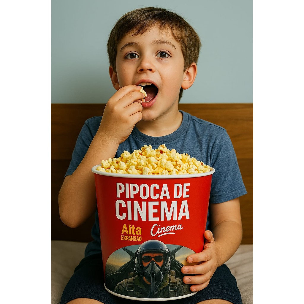 Milho De Pipoca Tradicional Cinema Em Casa 500g Ou 1kg - Super Linha Premium Mais Tempero