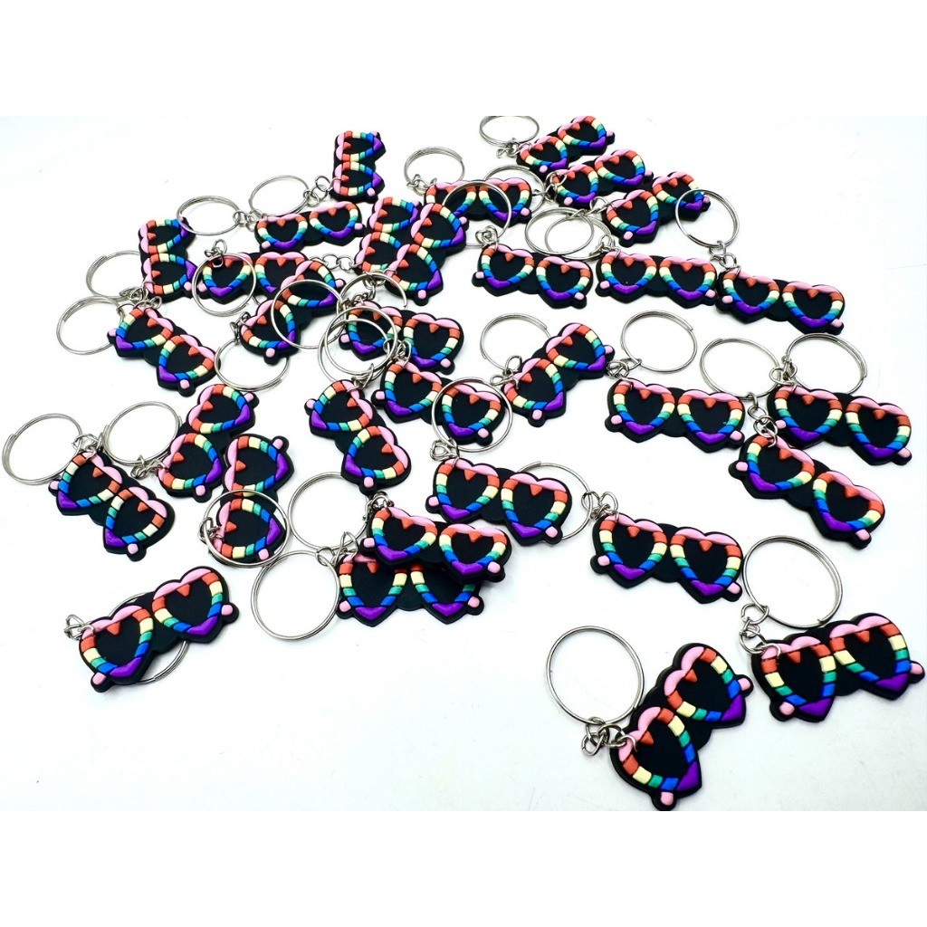 Lembrancinha Optica Oculos 10 Chaveiros Cliente Lindo emborrachado inauguração Novidade