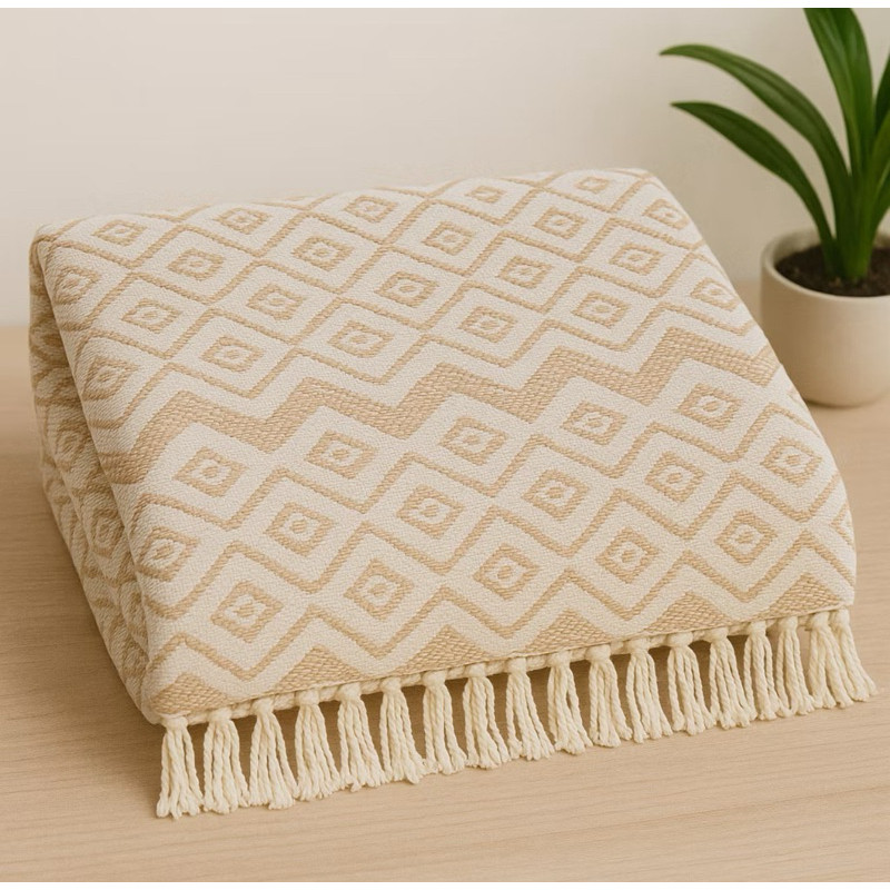 Manta para Sofá Luxo King Gigante 3,0×1,8m Decorativa Premium Algodão Capa Protetora Grande Elegante