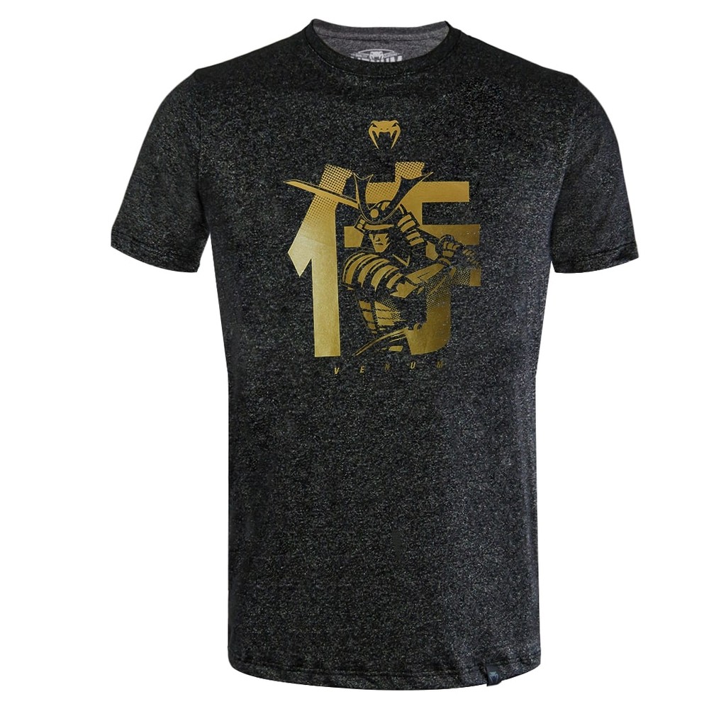 Camiseta Masculina Algodão Premium Venum Samurai Soul Cinza Escuro em Oferta na Shopee