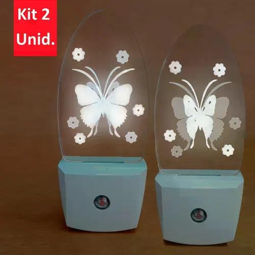 2 Luzes Noturnas Com Movimento De Borboleta - Dni 6153 em Oferta na Shopee