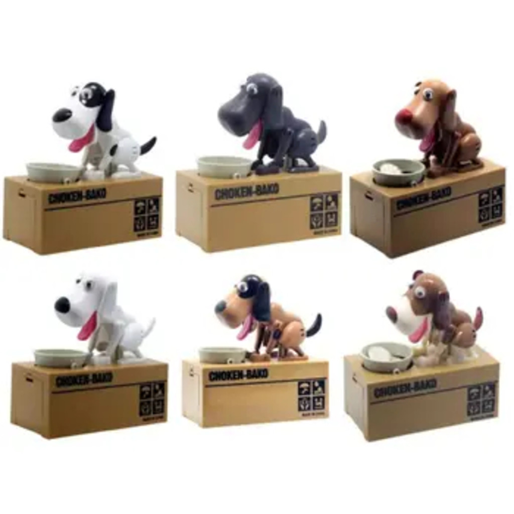 Cofrinho Divertido Cachorro Papa Moedas Automático - Cofre de Moedas Divertido em Oferta na Shopee