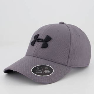 Boné Under Armour Blitzing 3.0 Cinza Escuro em Oferta na Shopee