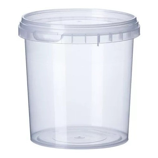 100un Pote Redondo Com Lacre Bolo No Pote Descartável 220ml