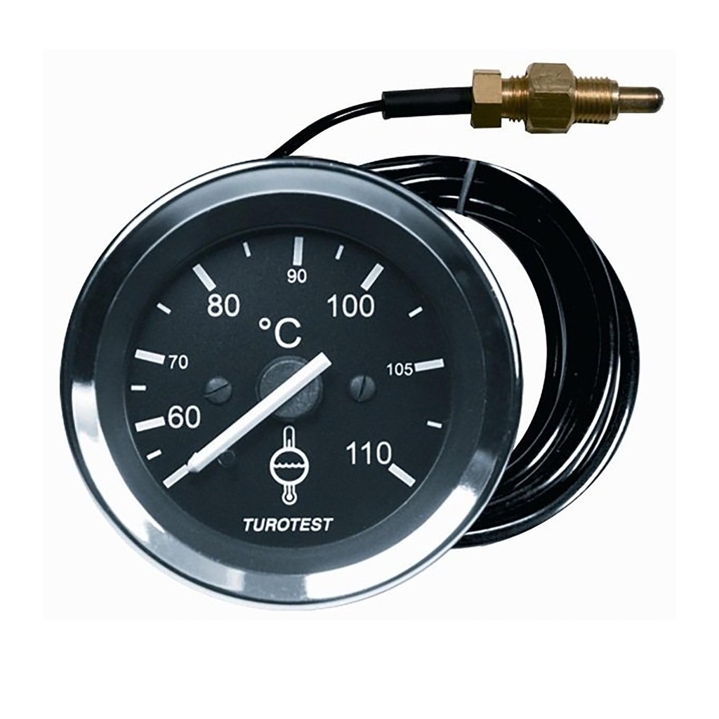 Indicador Mecânico Temperatura 60mm 4 Metros Cabo em Oferta na Shopee