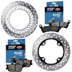 Discos de Freio Cb 300r Abs 2009-2015 + Pastilha Vaz