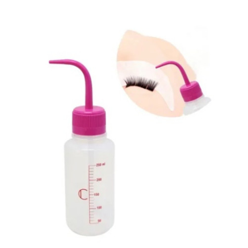 Frasco Dosador Pisseta 250ml Limpeza De Cílios profissional - Fannails