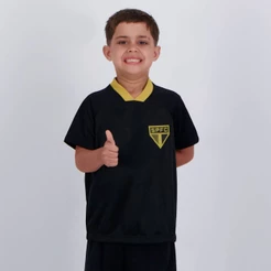 Camisa São Paulo Princípio Infantil Preta