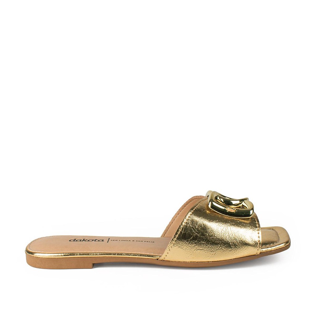 Slide Dakota Metalizado Y7945 - Women Shoes