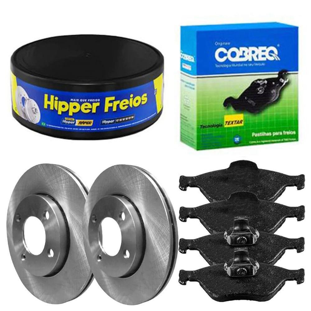 Kit Pastilha Disco Dianteiro Ventilado EcoSport 2003 a 2009 - Spare Parts and Accessories for Vehicles