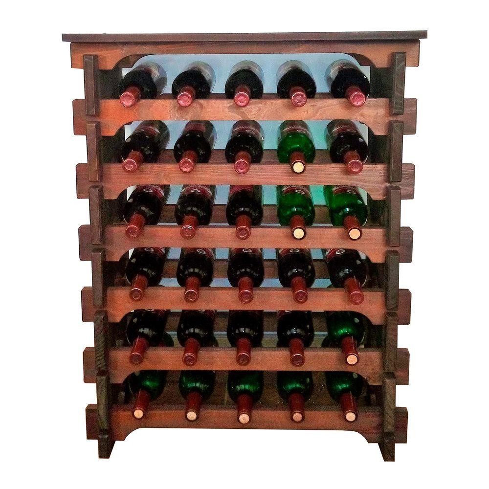 Adega Vinho Madeira 30 Garrafas Tipo Mesinha Imbuia C05 em Oferta na Shopee