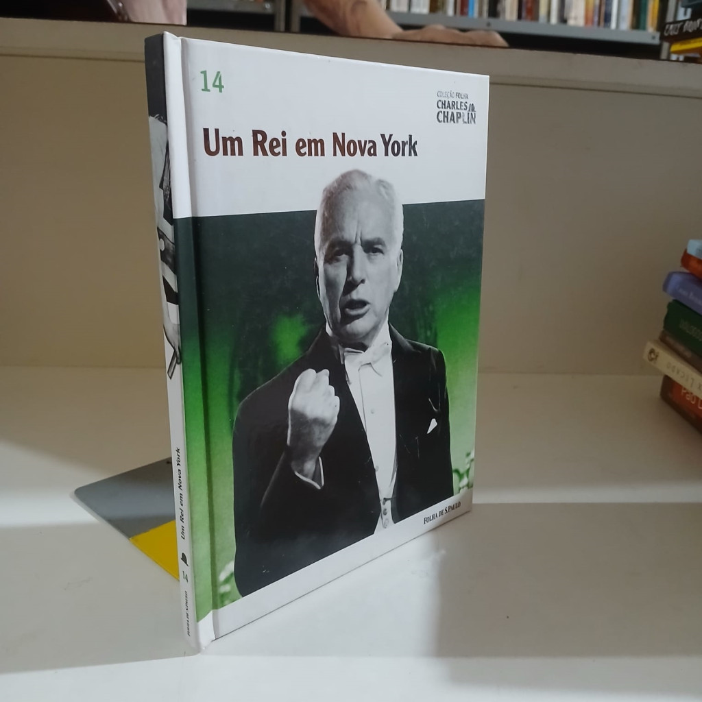 Um Rei em Nova York Vol. 14 Coleção Folha Charles Chaplin autor editora folha de s. paulo