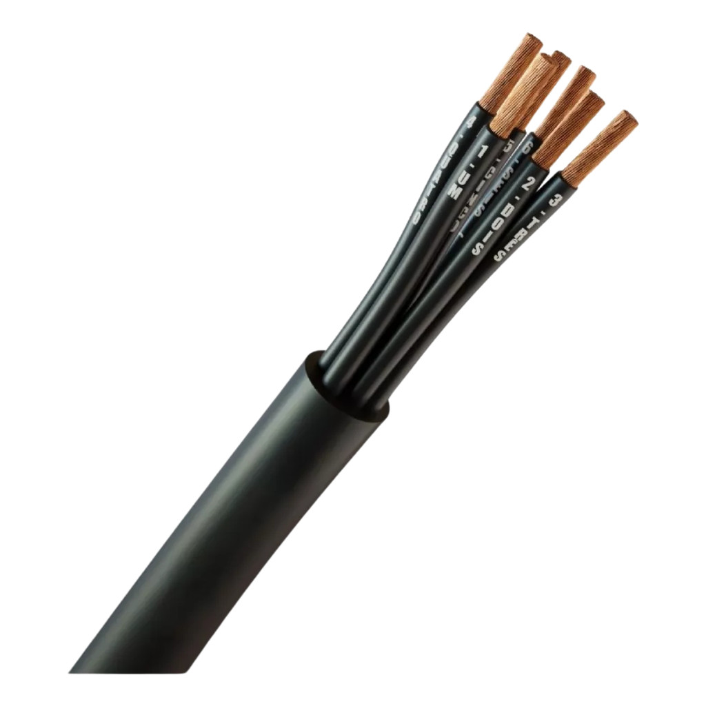 Cabo Pp De Comando Preto 6x2,50 Mm 20 Metros 1KV