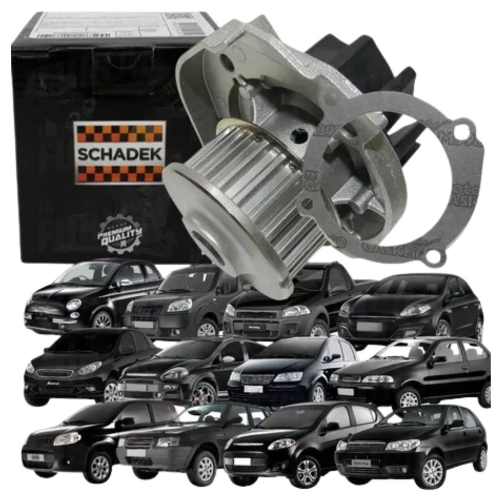 Bomba Água Motor para Fiat Fire 1.0 / 1.3 / 1.4 8v / T-Jet - Palio / Doblo / 500 / Siena / Strada / Uno / Fiorino / Idea em Oferta na Shopee