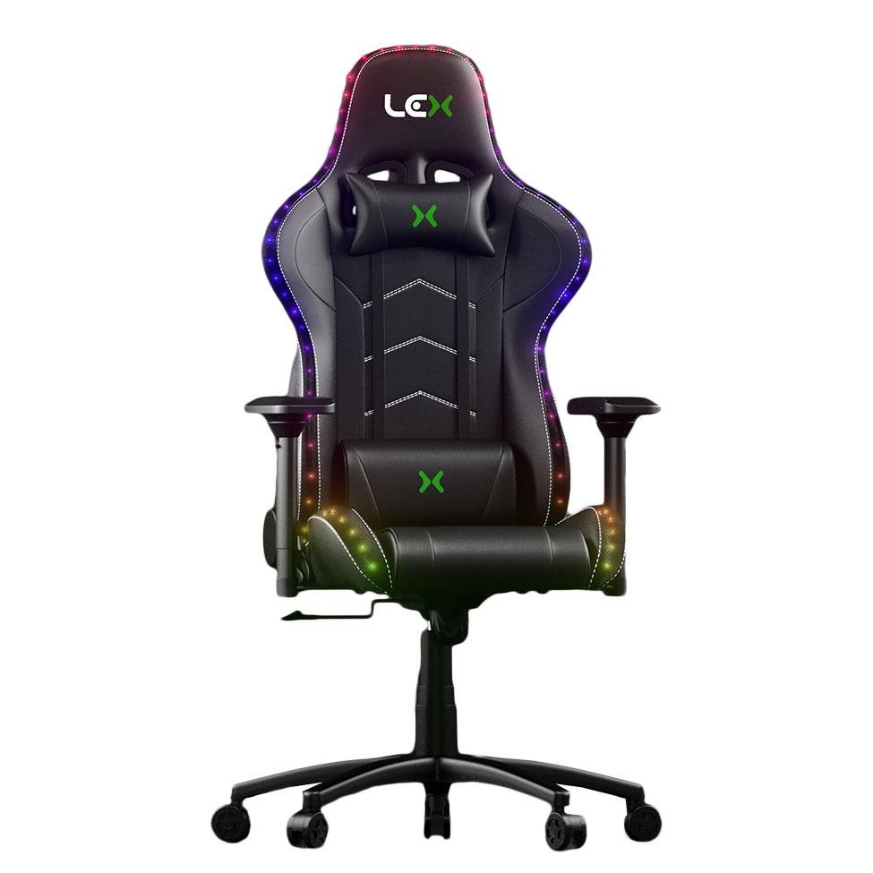 Cadeira Gamer Olympians Zeus LED RGB Preta em Oferta na Shopee