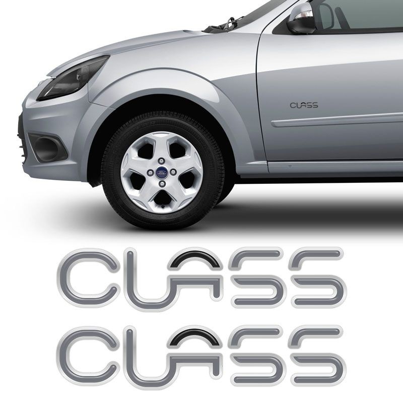 Adesivos Class Compativel C/ Ka Fiesta 2003 Emblema Resinado em Oferta na Shopee