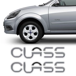 Adesivos Class Compativel C/ Ka Fiesta 2003 Emblema Resinado