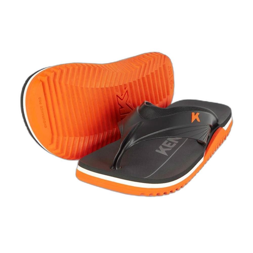 Chinelo Kenner Nk6 Flux Masculino - Preto e Laranja