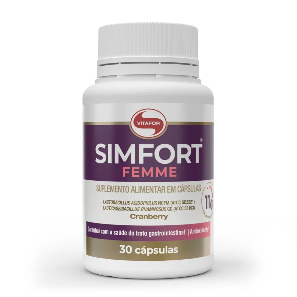 Vitamina Simfort Femme Pote Com 30 Cápsulas Vitafor - Health
