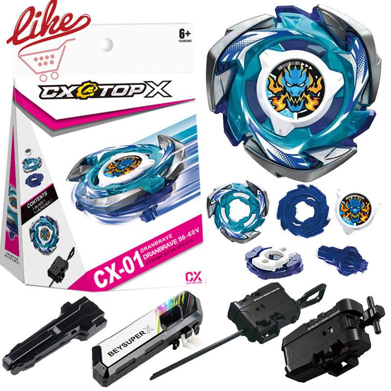 Gyro X CX-01 Dran Brave Xtreme Com Lançador Led Grip Conjunto Para Explosão Criança Brinquedos Crianças Menino Prese