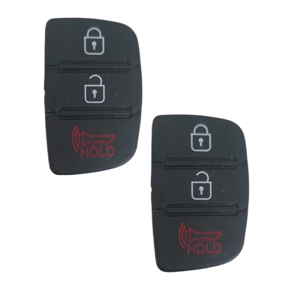 PAR CAPA TELECOMANDO BORRACHA CONTROLE HYUNDAI HB20 HB20X