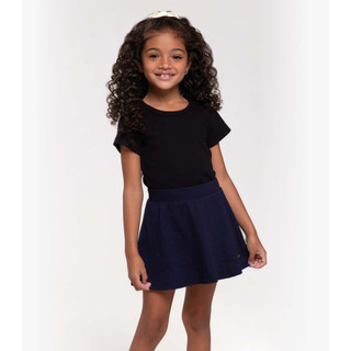 Saia Infantil Feminina Trick Nick Azul em Oferta na Shopee