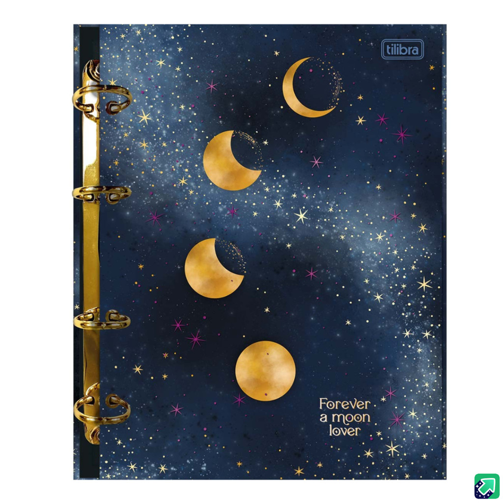 Caderno Argolado Colegial Cartonado Magic 80 Folhas - TILIBRA em Oferta na Shopee