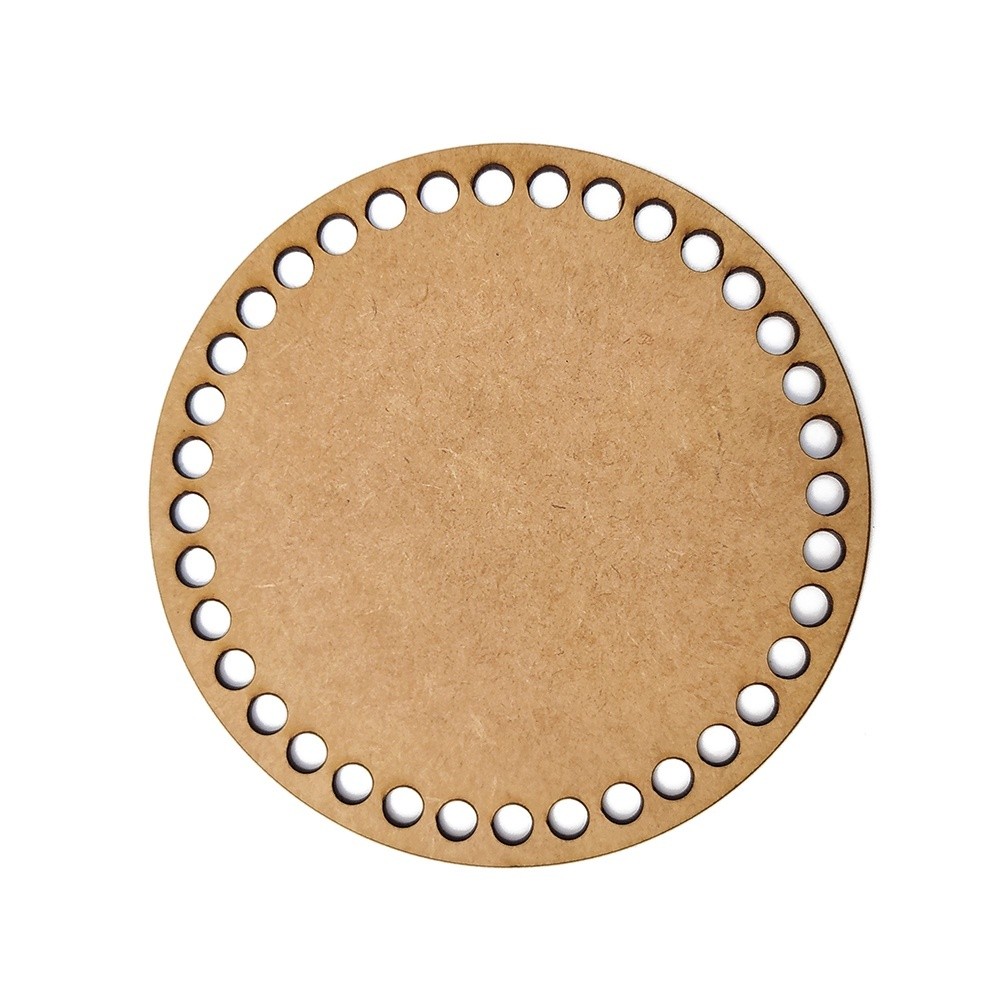 Base em MDF Redonda para Cestos e Bandejas em Oferta na Shopee