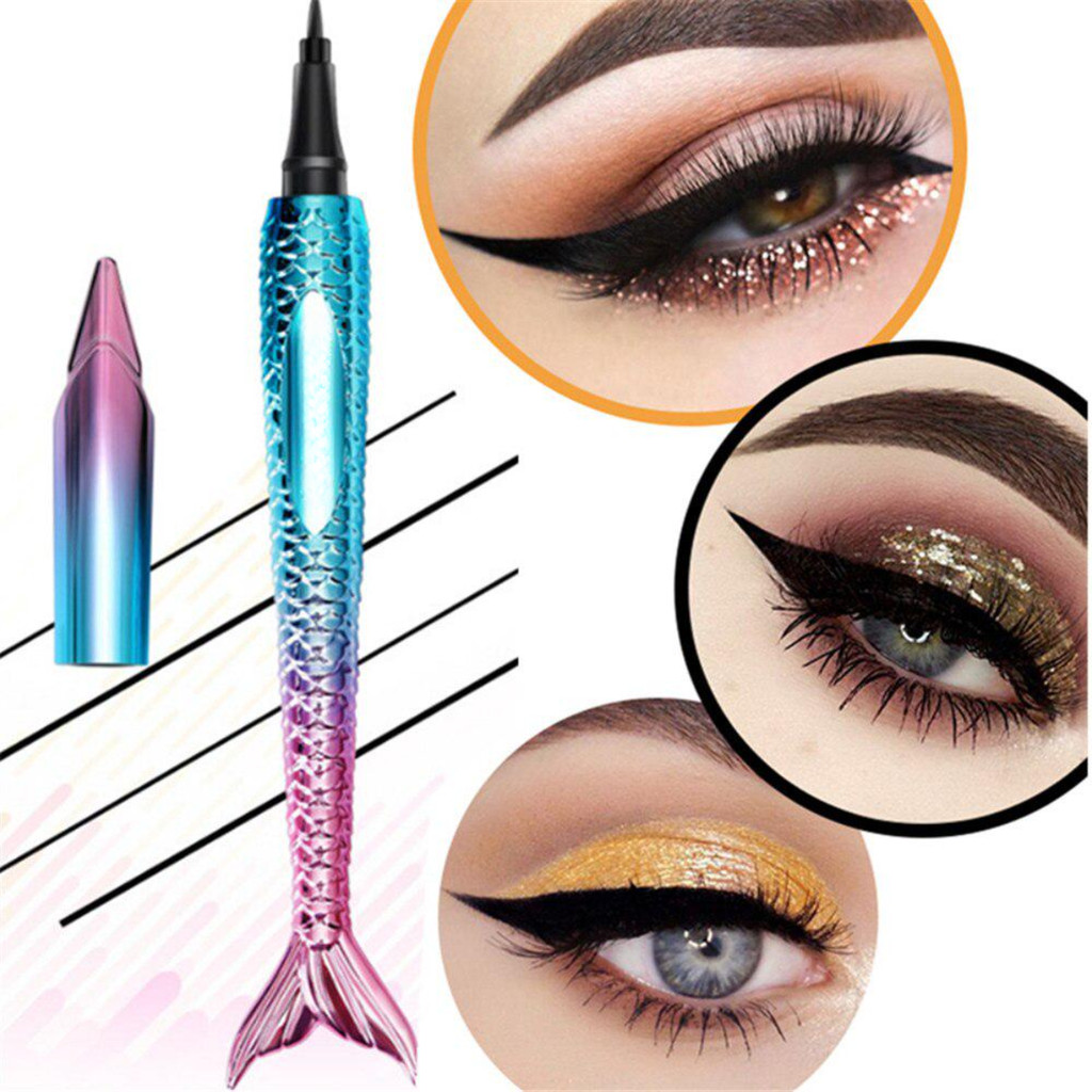 Delineador Céu sereia Prova D'água Caneta Líquida A Prova D'água Dourado