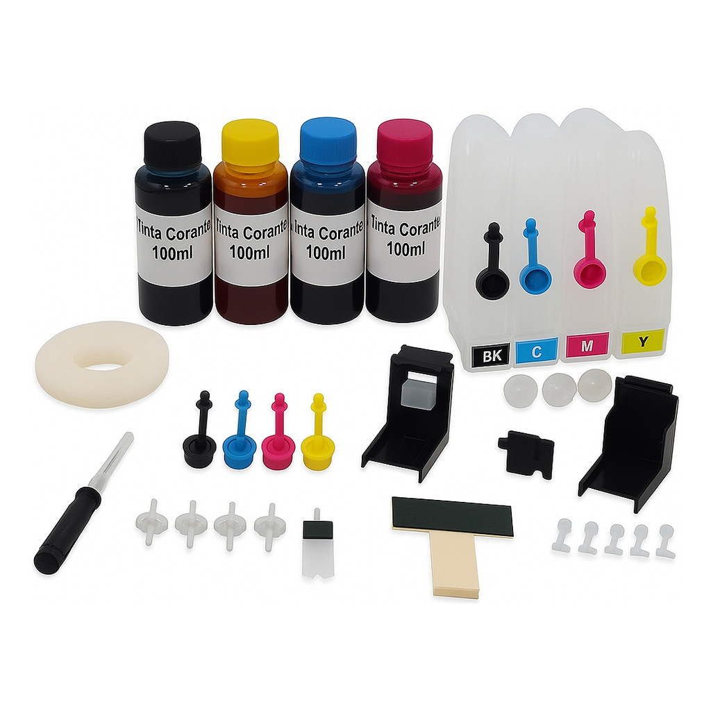 Bulk Ink Hp Tanque Tinta 1516 1115 1510 1315 1000 Completo Com Tinta