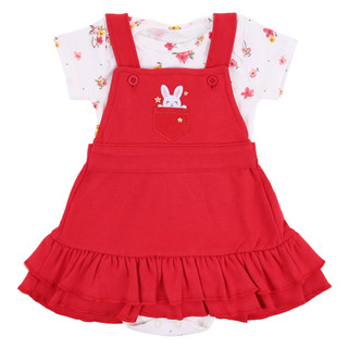 Salopete Bebê Kiko Baby Com Body Suedine Coelhinho em Oferta na Shopee