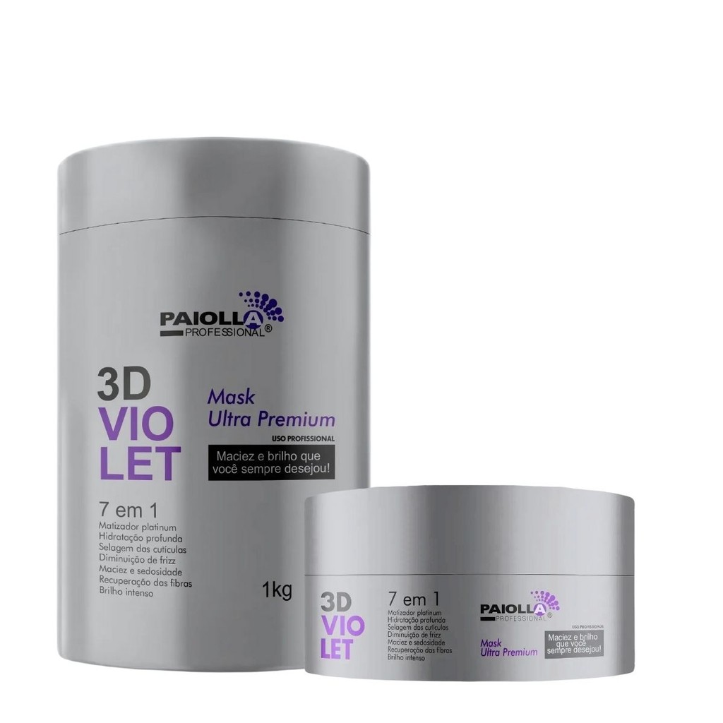 Máscara Reconstrutora 3d Violet Paiolla Opções em Oferta na Shopee