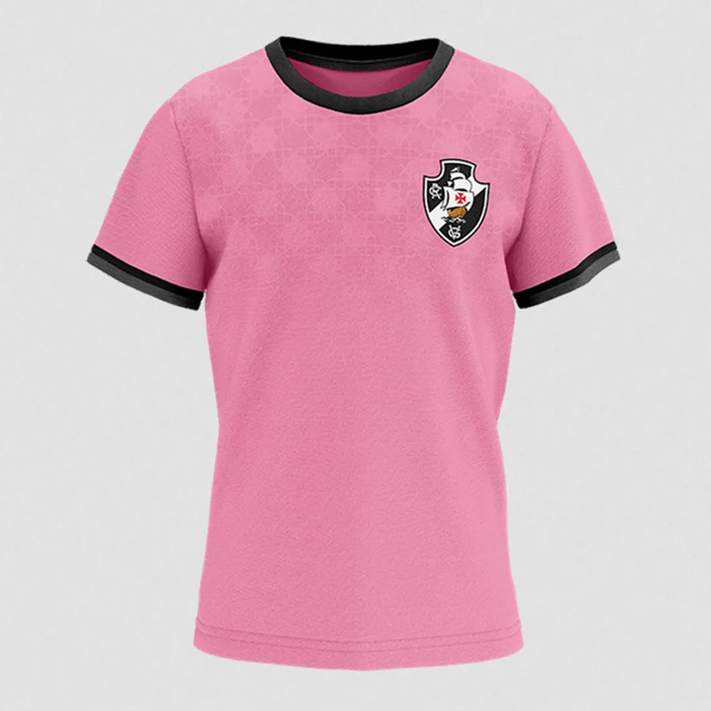 Camisa Vasco Troféu Infantil Rosa - Sports & Outdoors