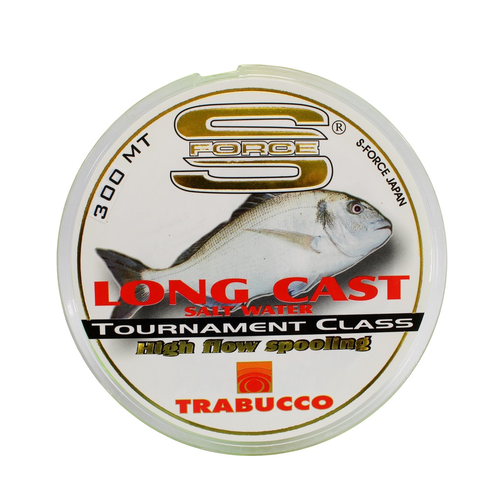 Linha de Pesca Monofilamento S-Force Long Cast Salt Water 300m - Mx Pesca