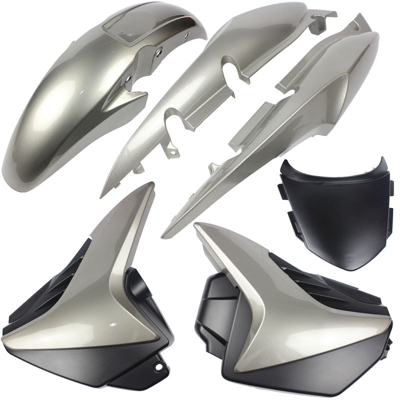 Kit Carenagem Cg 150 Titan Fan 2009 A 2010 Prata