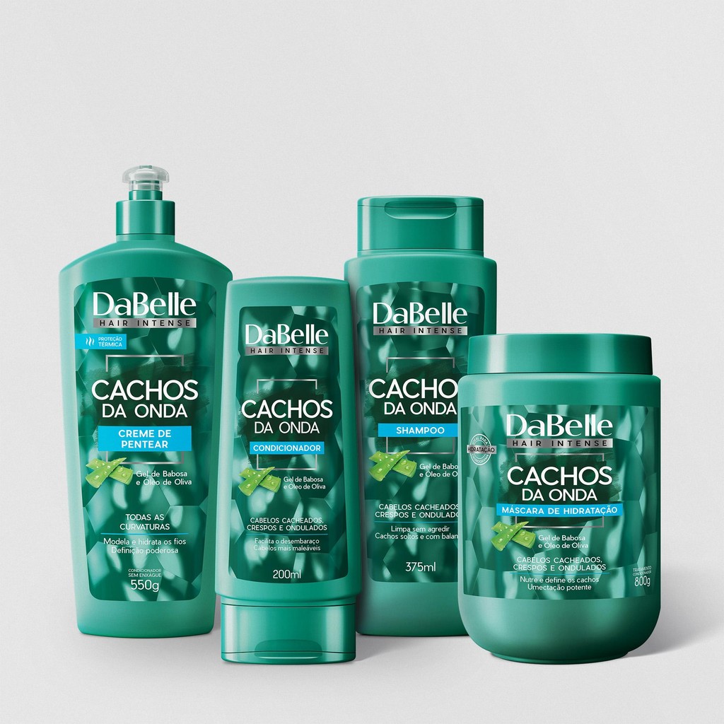 DaBelle Super Kit Essencial Plus 4 Produtos - Cachos da Onda - Beauty