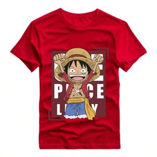 Camiseta estampada One Piece Total , camiseta casual de manga curta para o verão promoção em Oferta na Shopee