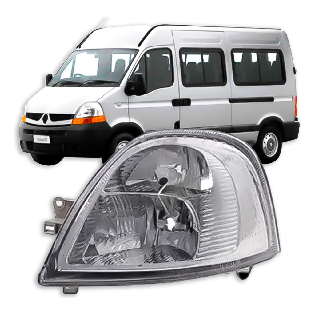 Farol Esquerdo Renault Master Elétrico 09 2010 2011 2012 Tyc em Oferta na Shopee