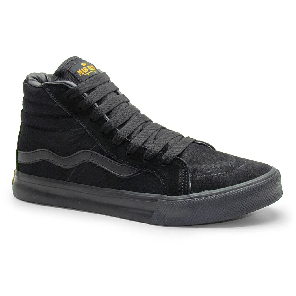 Tênis Mad Rats Hi Top Black