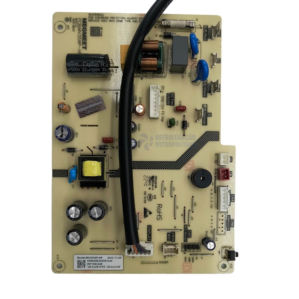 Placa Evaporadora Ar Split Consul Cbr09c Cbr12c - W11563348